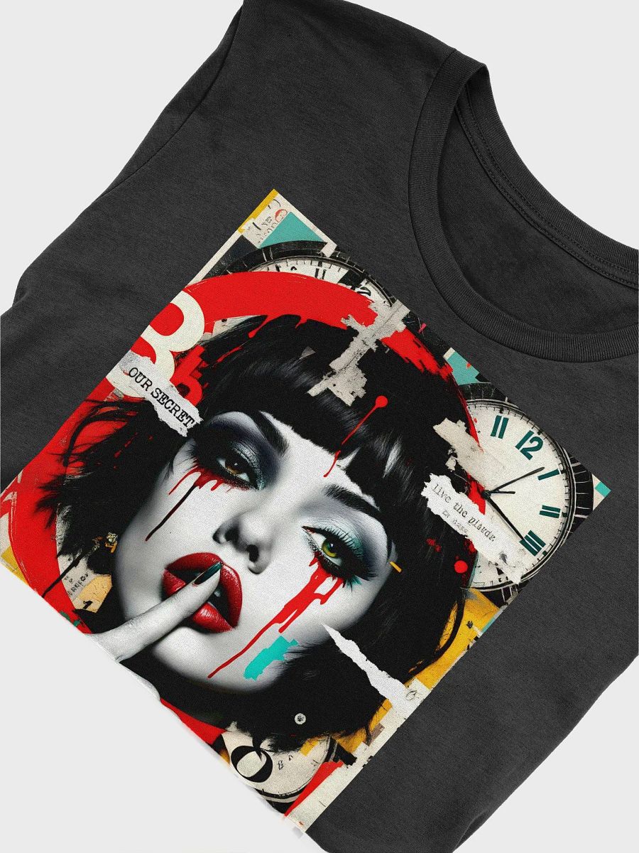 "Our Secret" Enigmatic Modern Art Graphic Unisex T-Shirt product image (4)