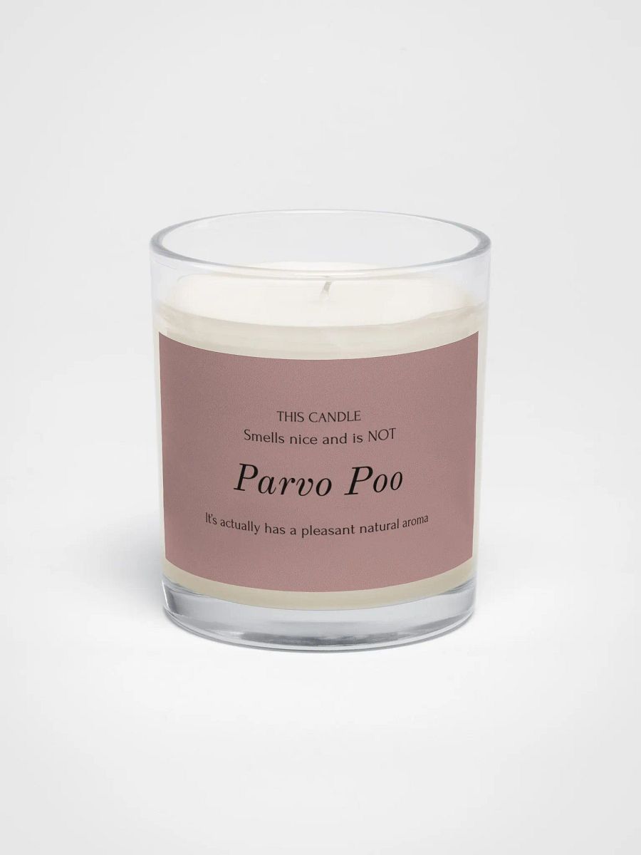 Veterinary humor candle "Parvo Poo" product image (1)