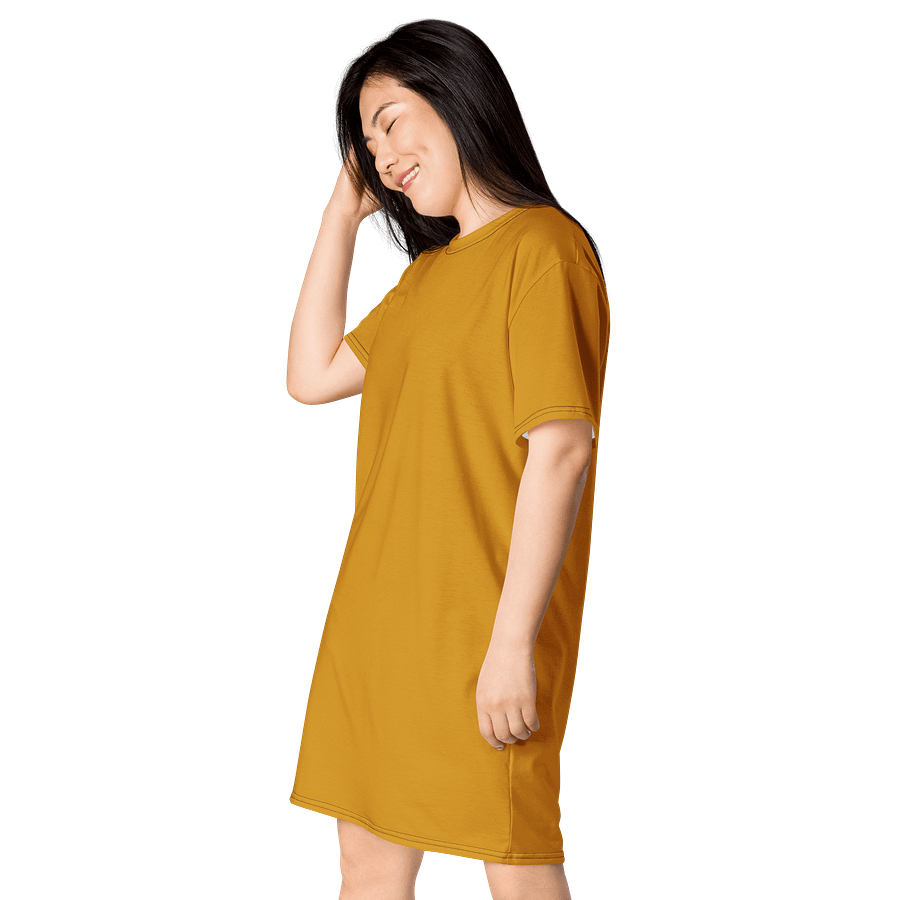Buttercup Oversized T-Shirt Dress | Stretchy Fabric | Casual or Formal Style | Sizes 2XS-6XL | Exclusive Design product image (3)