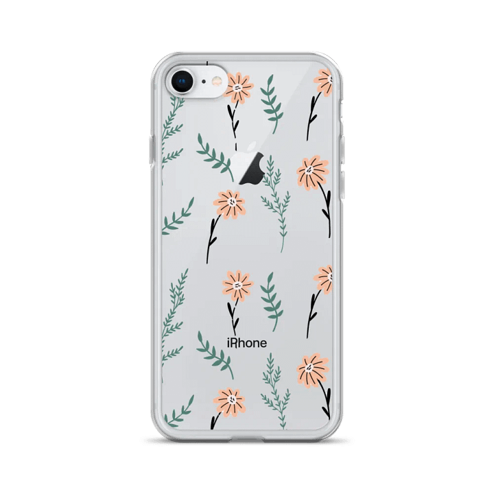 Aesthetic Floral Clear iPhone Case – Elegant and Protective Design product image (137)