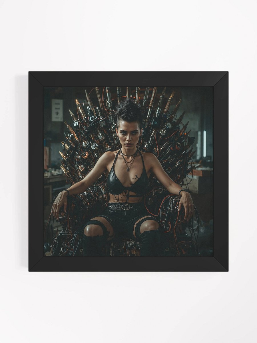 Wired Throne Framed Print product image (5)
