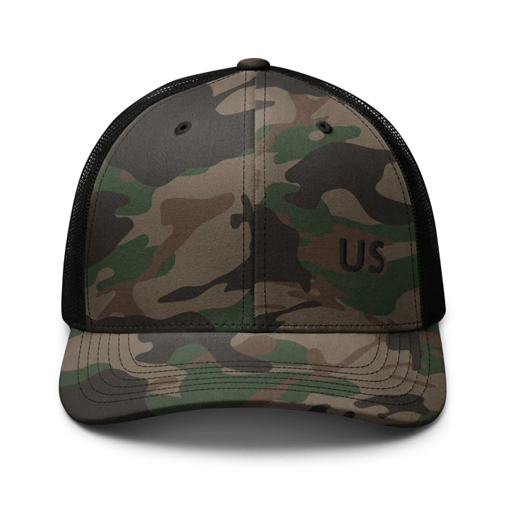 "CIF" Stealth Camo Embroidered Trucker Hat product image (1)
