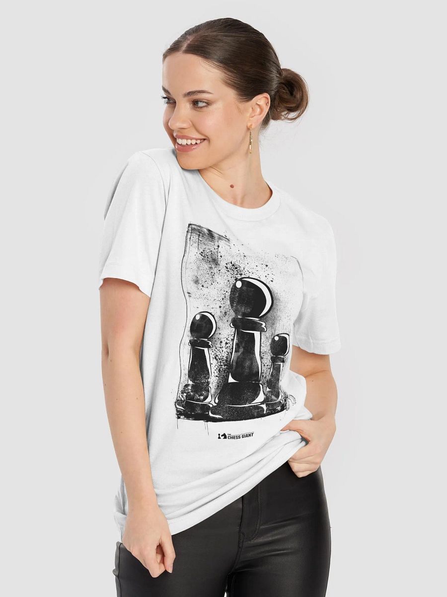 Grunge Chess: Pawn Trio unisex t-shirt product image (8)