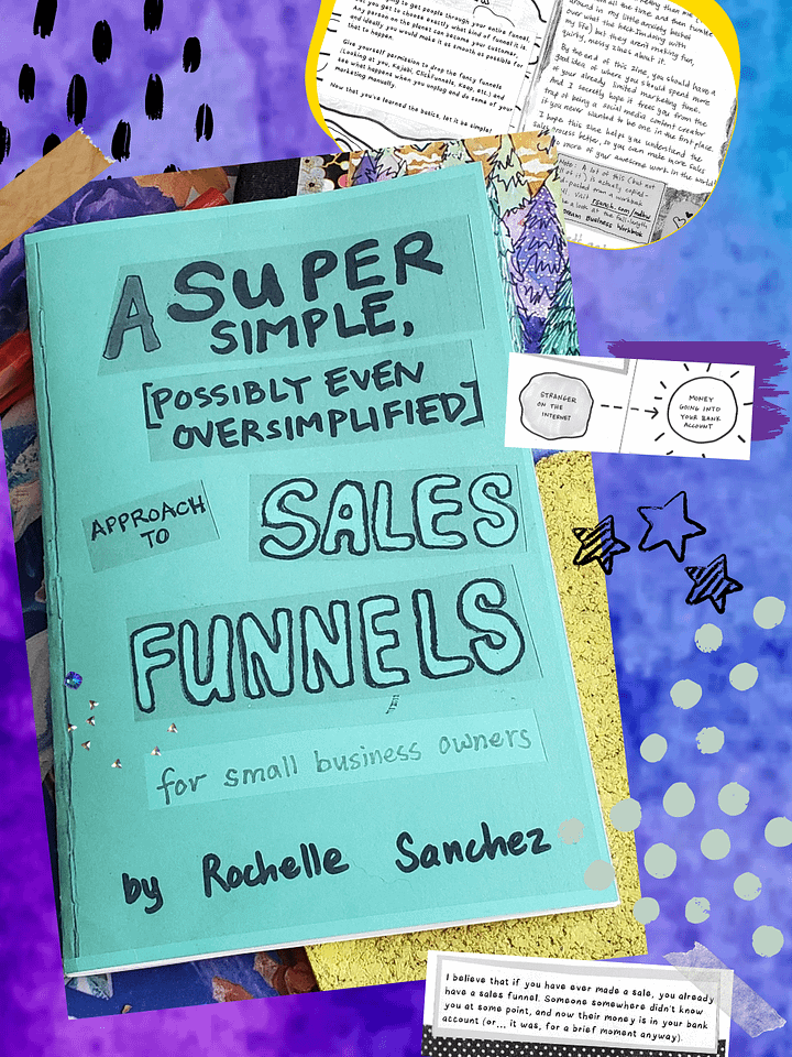 Super Simple Sales Funnels (Physical zine mailed to you) product image (1)