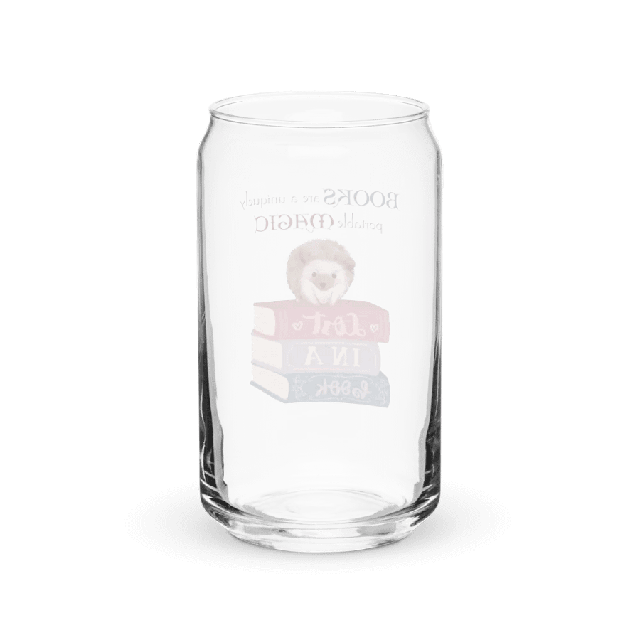 Lost in a Book Can-Shaped Glass product image (6)
