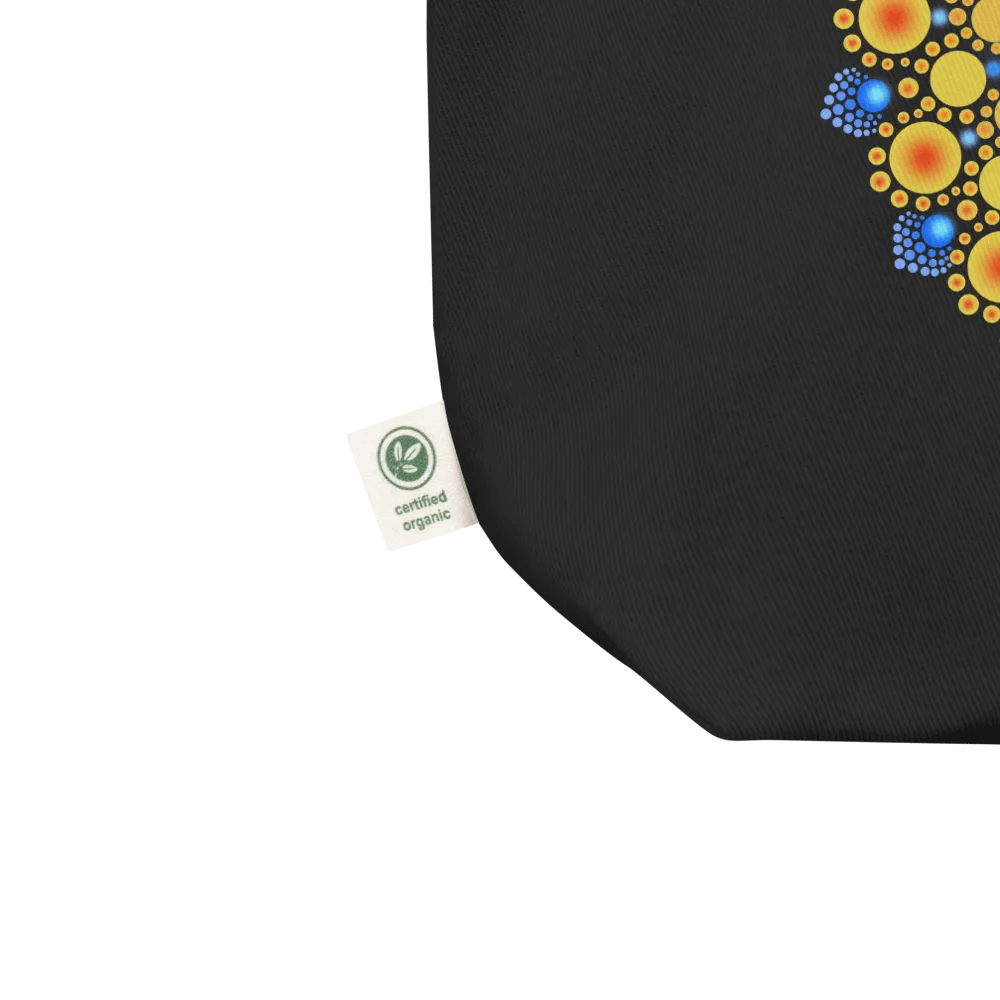 Orange Sunflower Mandala Eco-Friendly Tote Bag product image (5)