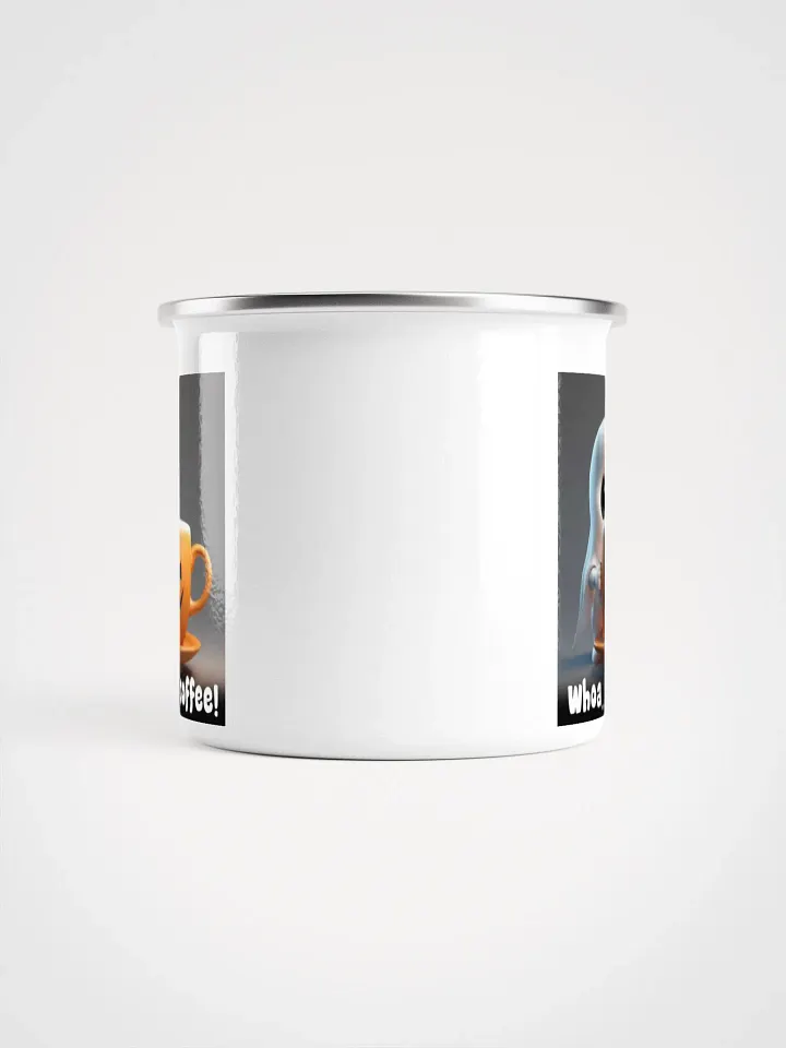 Spooky Coffee Ghost Enamel Mug product image (2)