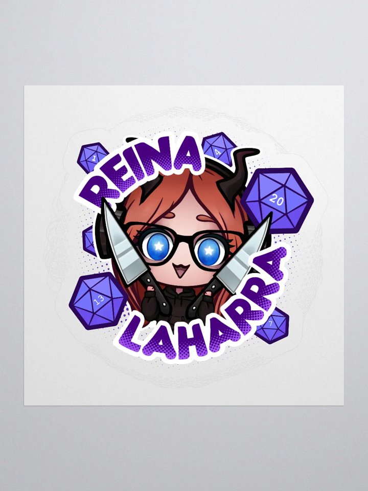 Reina Laharra Logo Sticker product image (7)
