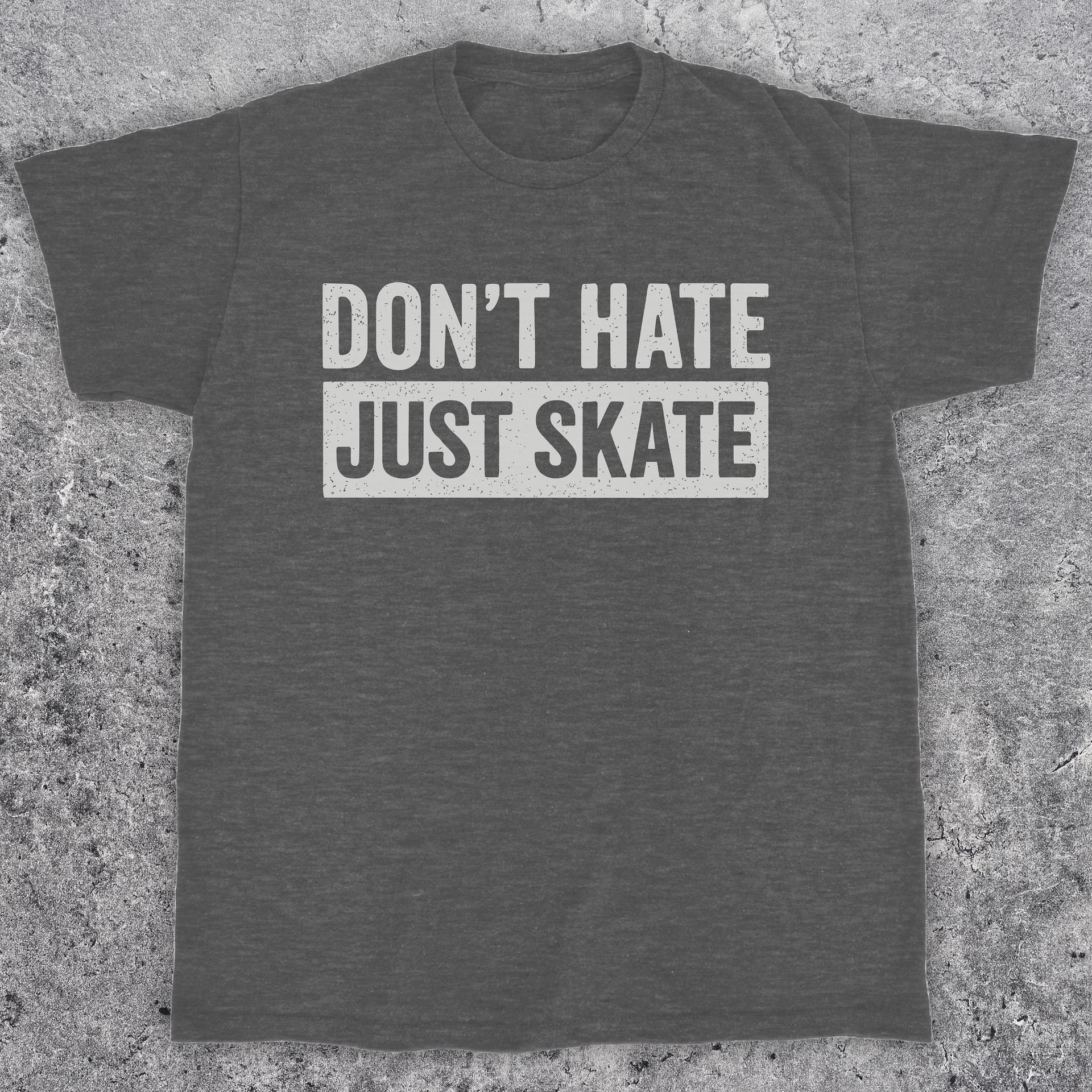 Don't hate just skate, Skateboarding t-shirt, Unisex product image (1)