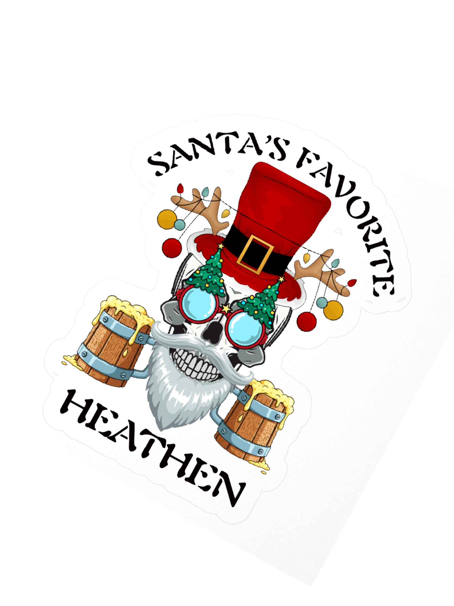 MadhouseXmasHeathen - Sticker product image (4)