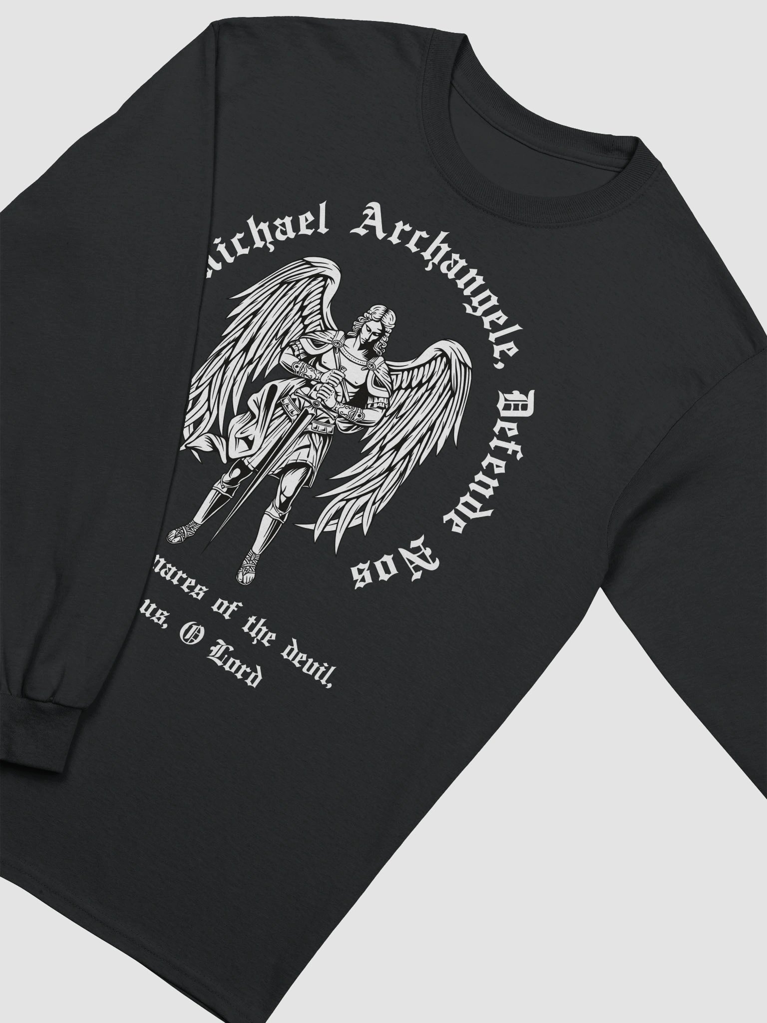 St.Michael WHITE gym gear Long Sleeve T-Shirt product image (1)