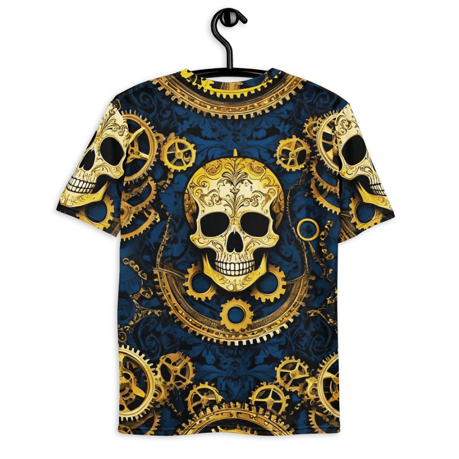 Steampunk Skull T Shirt product image (8)