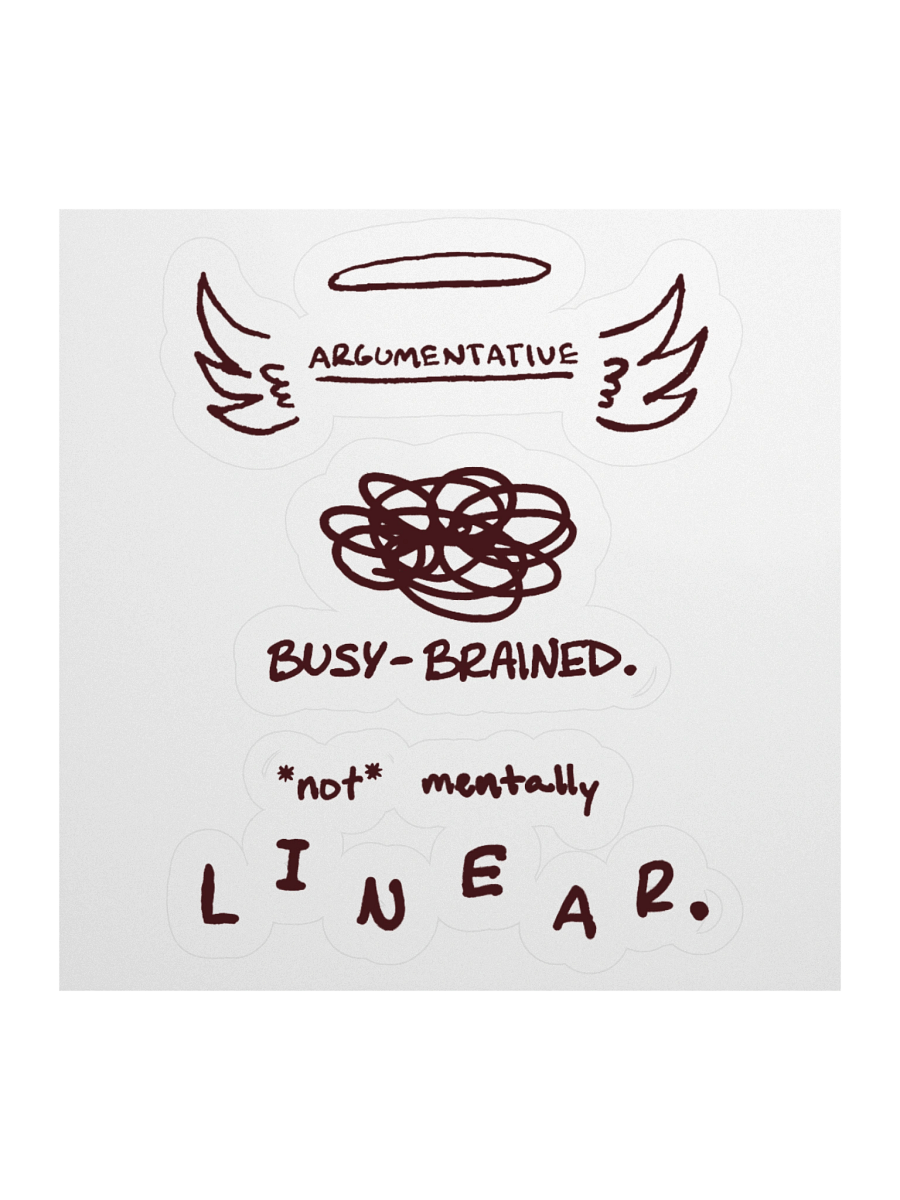 maroon sticker pack #1 product image (3)