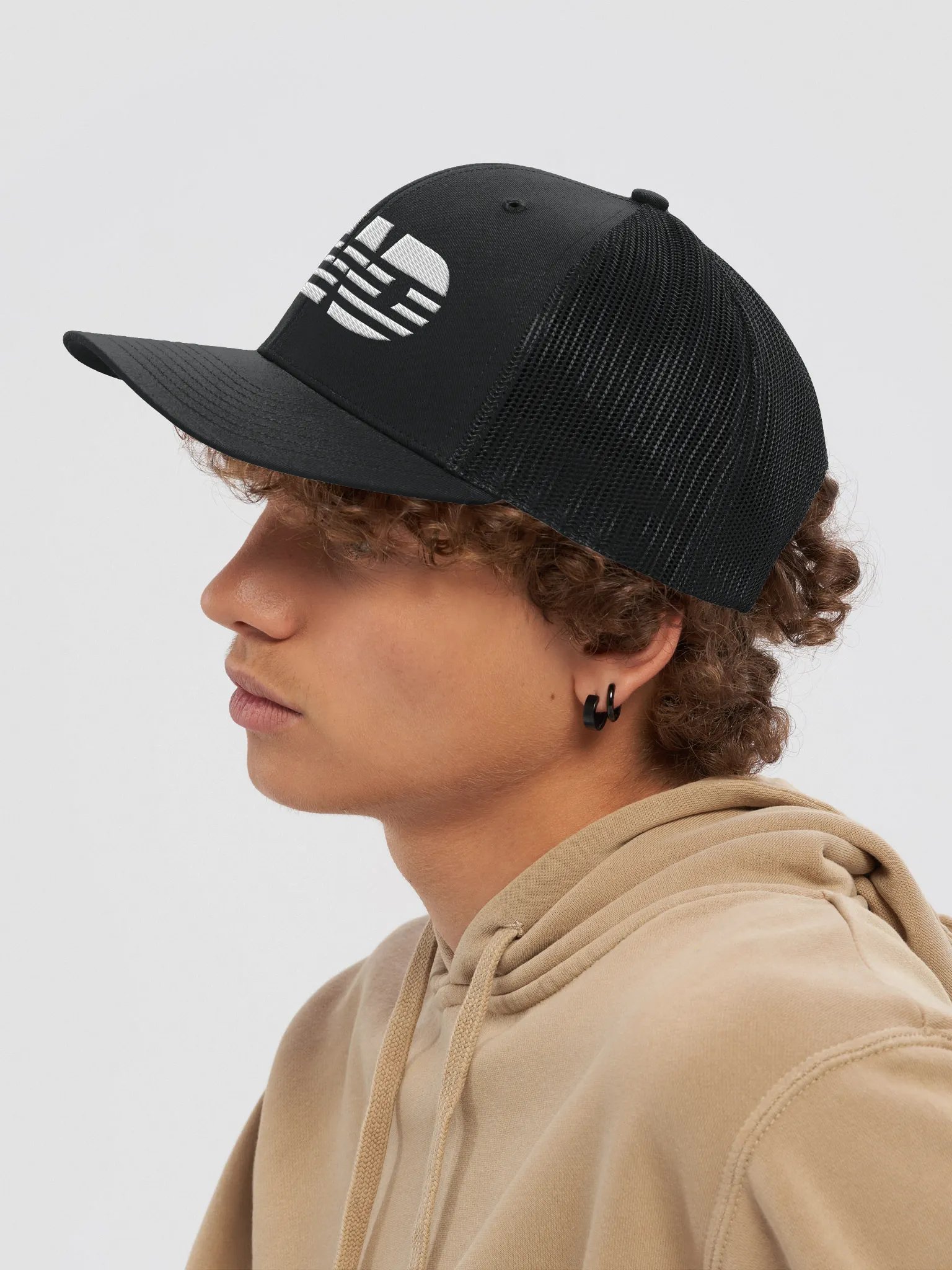 White SAND Trucker Hat product image (55)