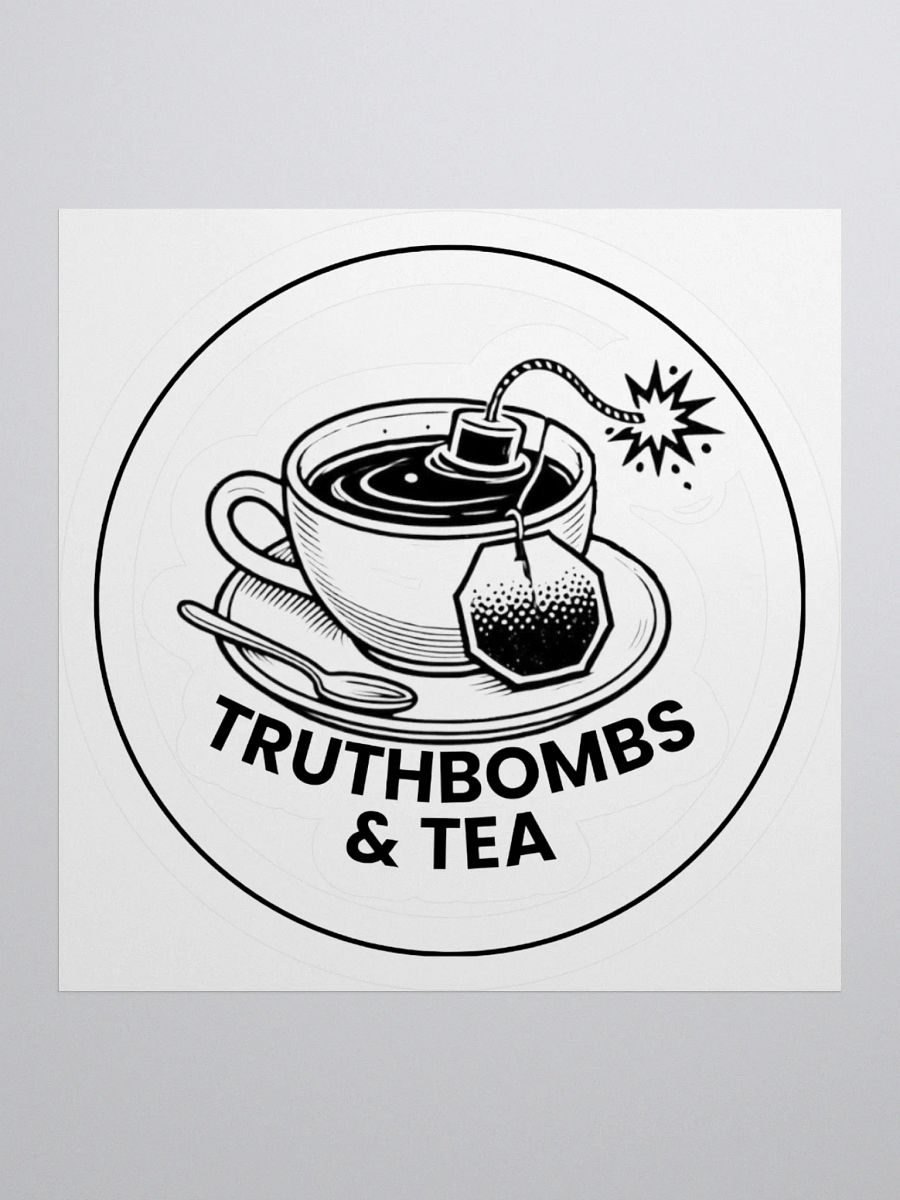 Truthbombs & Tea Official Logo Sticker product image (3)