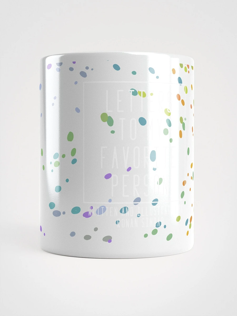 White-on-White Confetti Logo Mug product image (5)