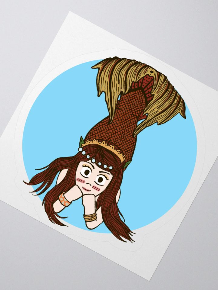Raina Mermaid Sticker in Blue product image (6)