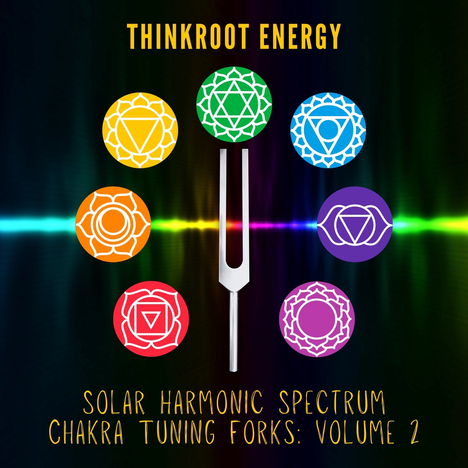 MP3 ALBUM | Solar Harmonic Spectrum Chakra Tuning Forks: Volume 2 product image (1)