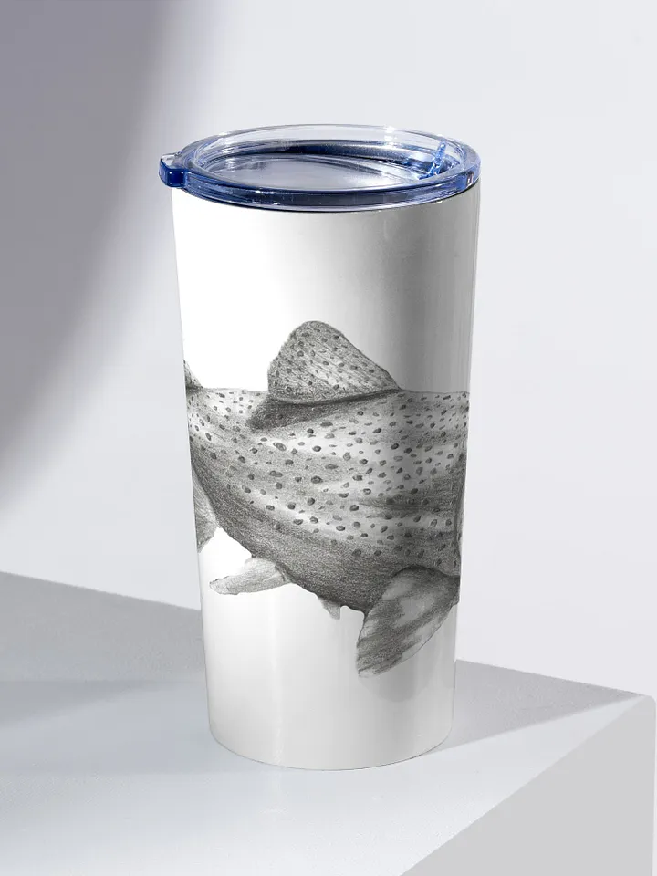 Trout Drawing Travel Cup product image (2)