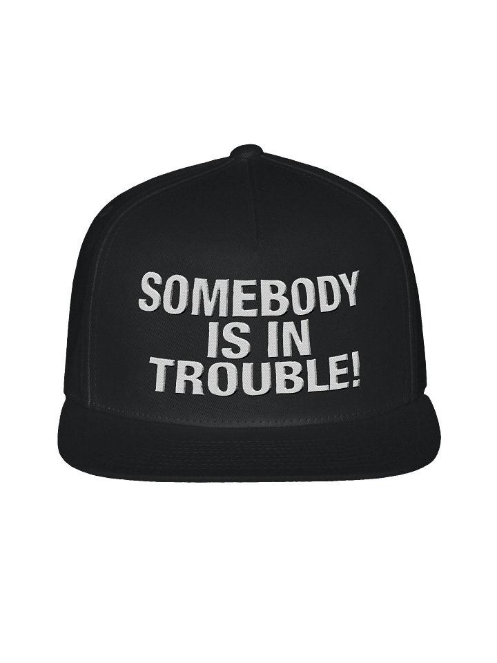 Trouble Alert Snapback Cap product image (3)