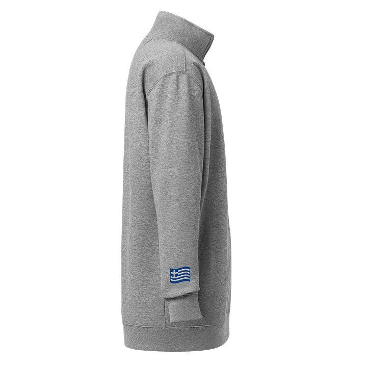 HDNJ & Greek Flag Embroidered Fleece 1/4 Zip product image (2)