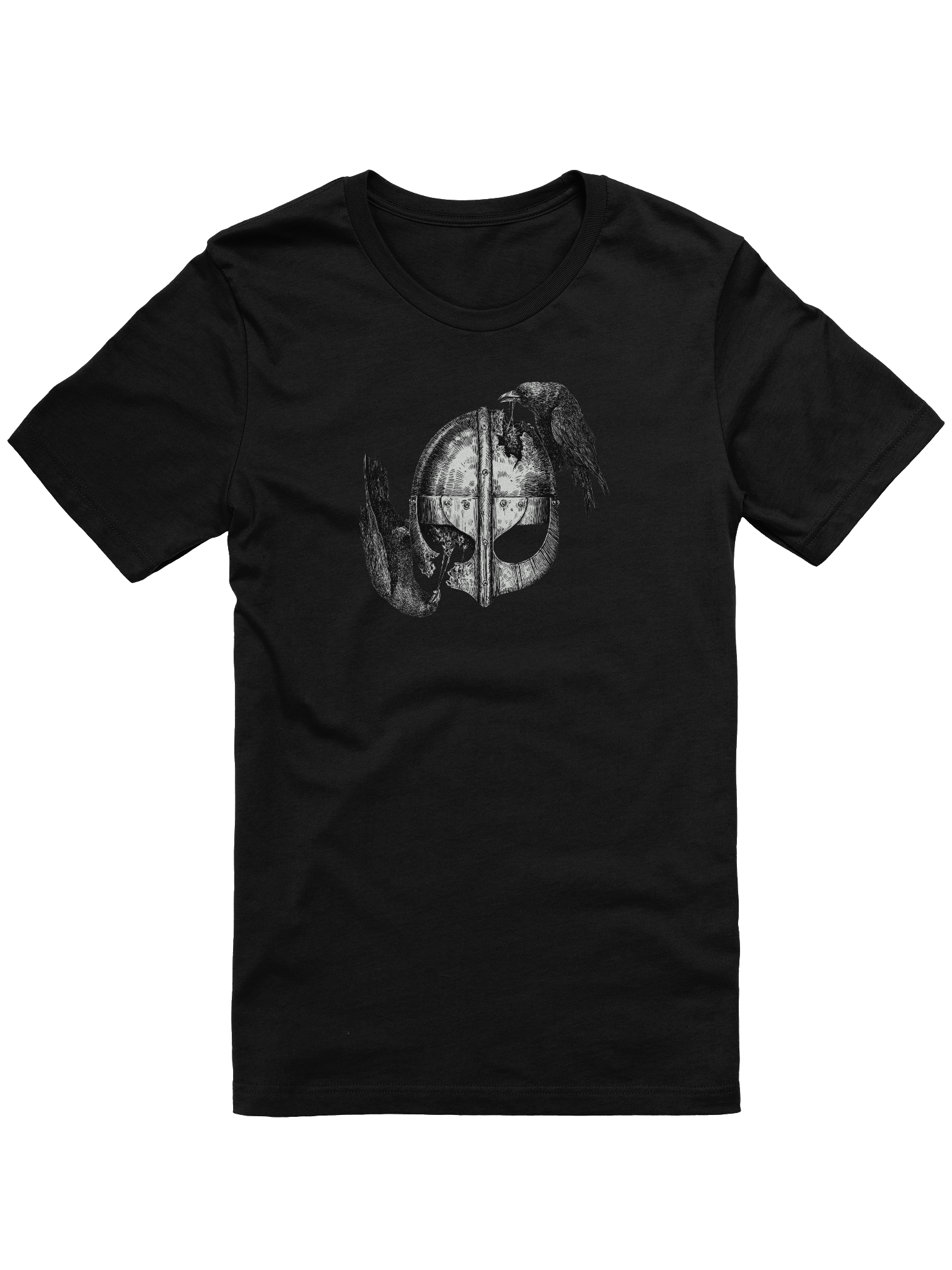 REXNOR Helmet & Crows T-Shirt product image (1)