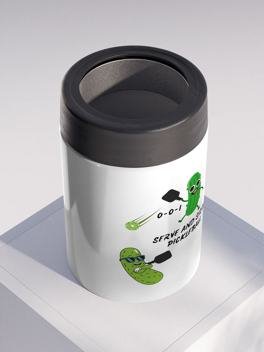 Serve and Sizzle Pickleball Stainless Steel Koozie product image (2)