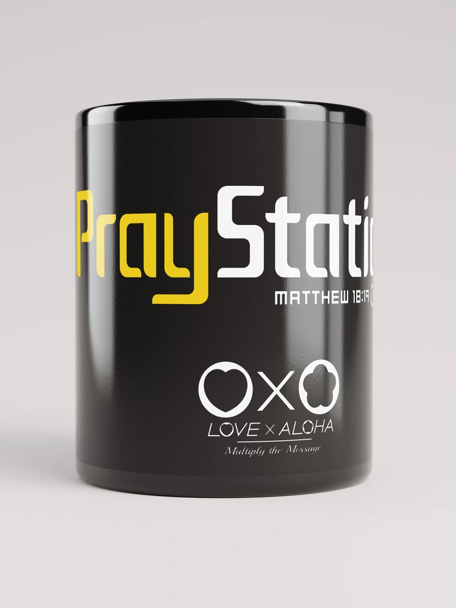 LXA PrayStation Mug - Black | Love X Aloha - Faith Collection | Premium Christian Merch product image (10)