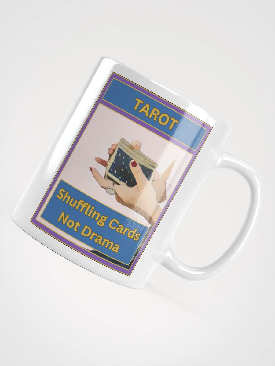 Tarot Shuffling Cards Not Drama Tarot Mug, Tarot Card Vibes Mug, Tarot Card Mug product image (4)