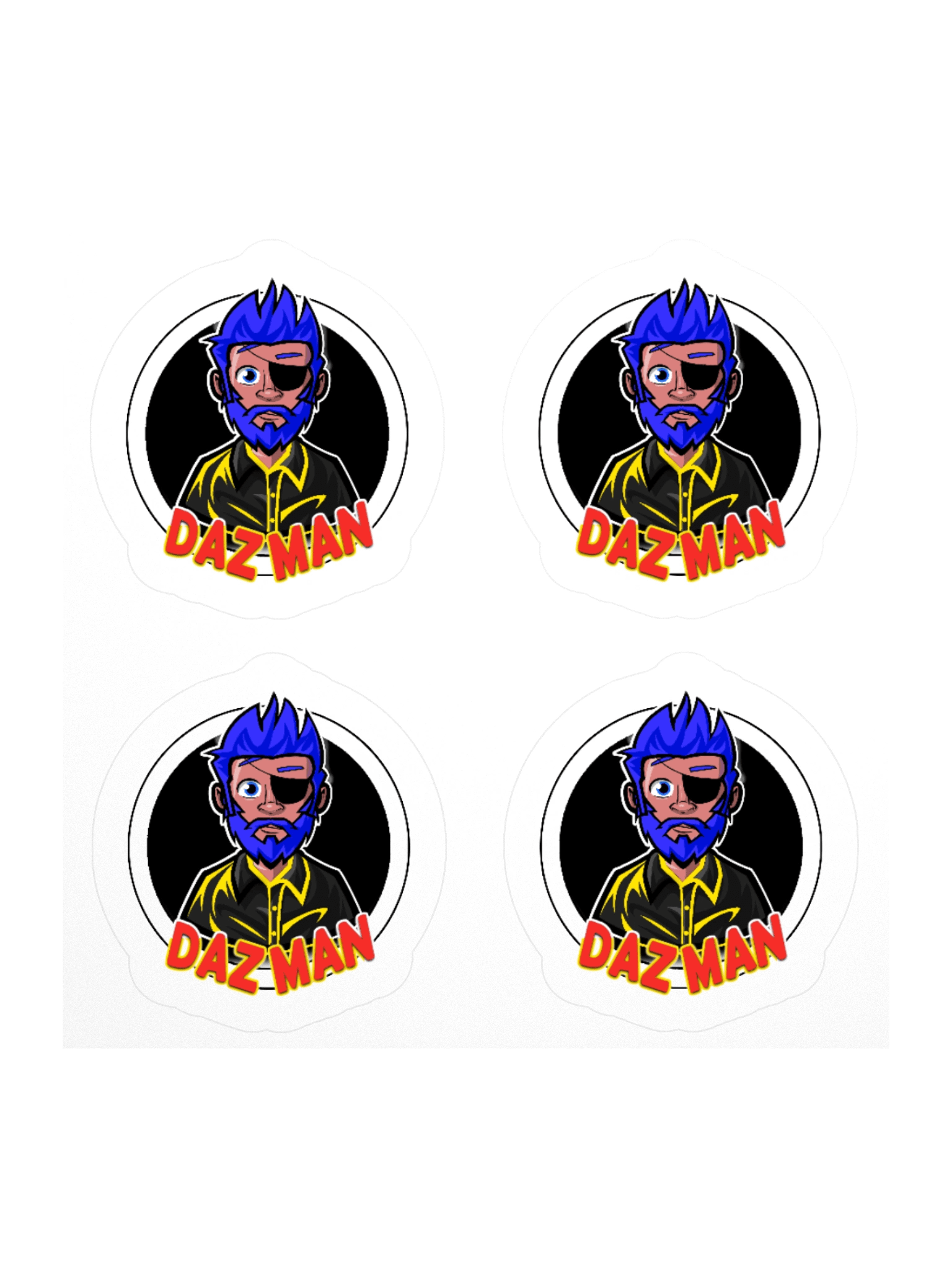 DAZ MAN Kiss Cut Stickers Collection product image (1)