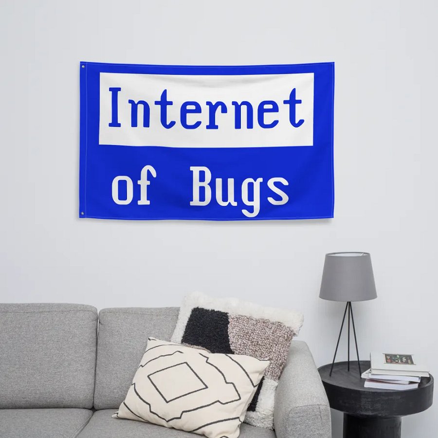 Internet Of Bugs Flag product image (8)
