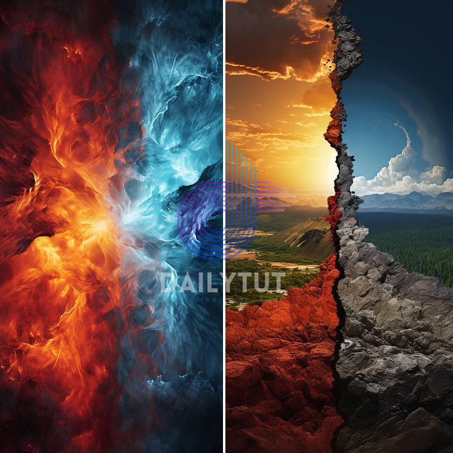 Dual Realms: Split Earth Views for iPhone 🌏 product image (2)