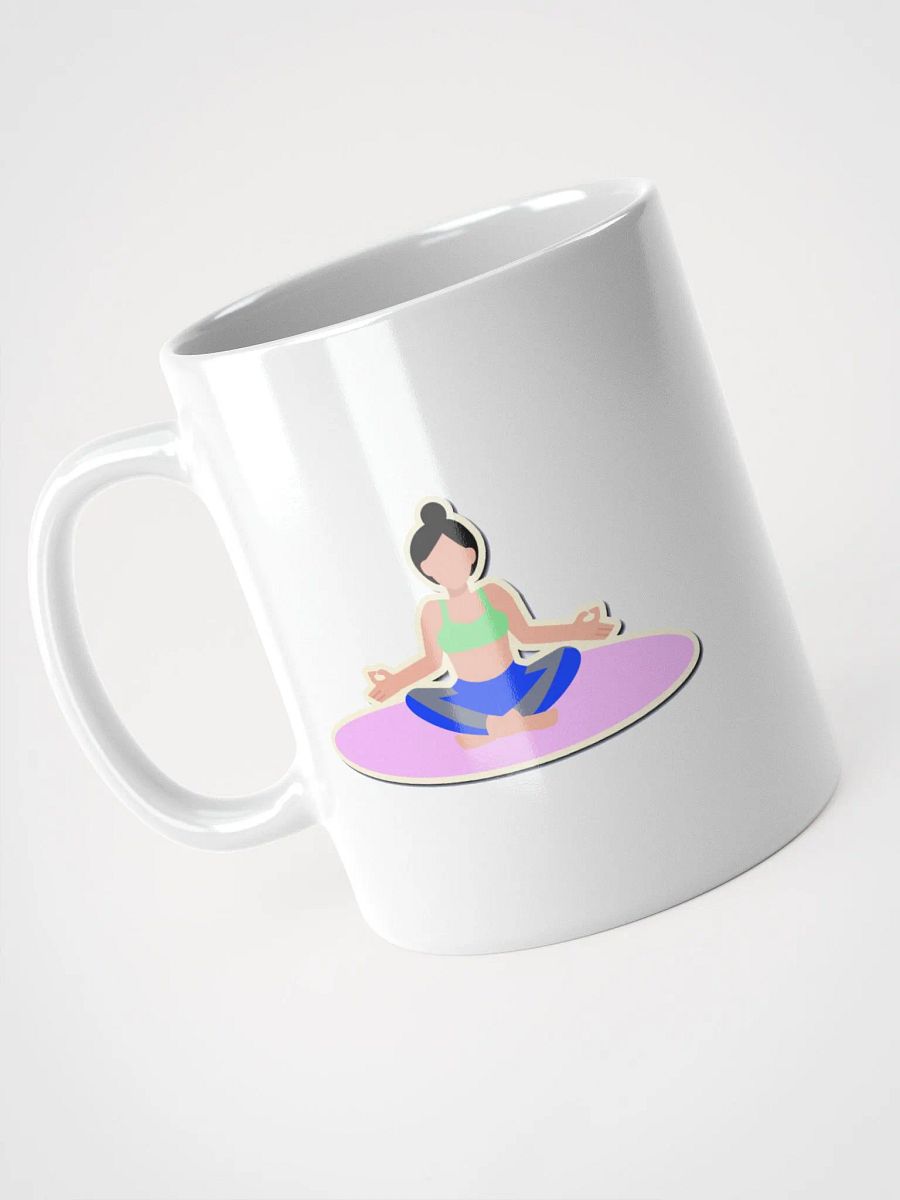FitYOGAFit Yoga-Inspired White Coffee Mug product image (8)
