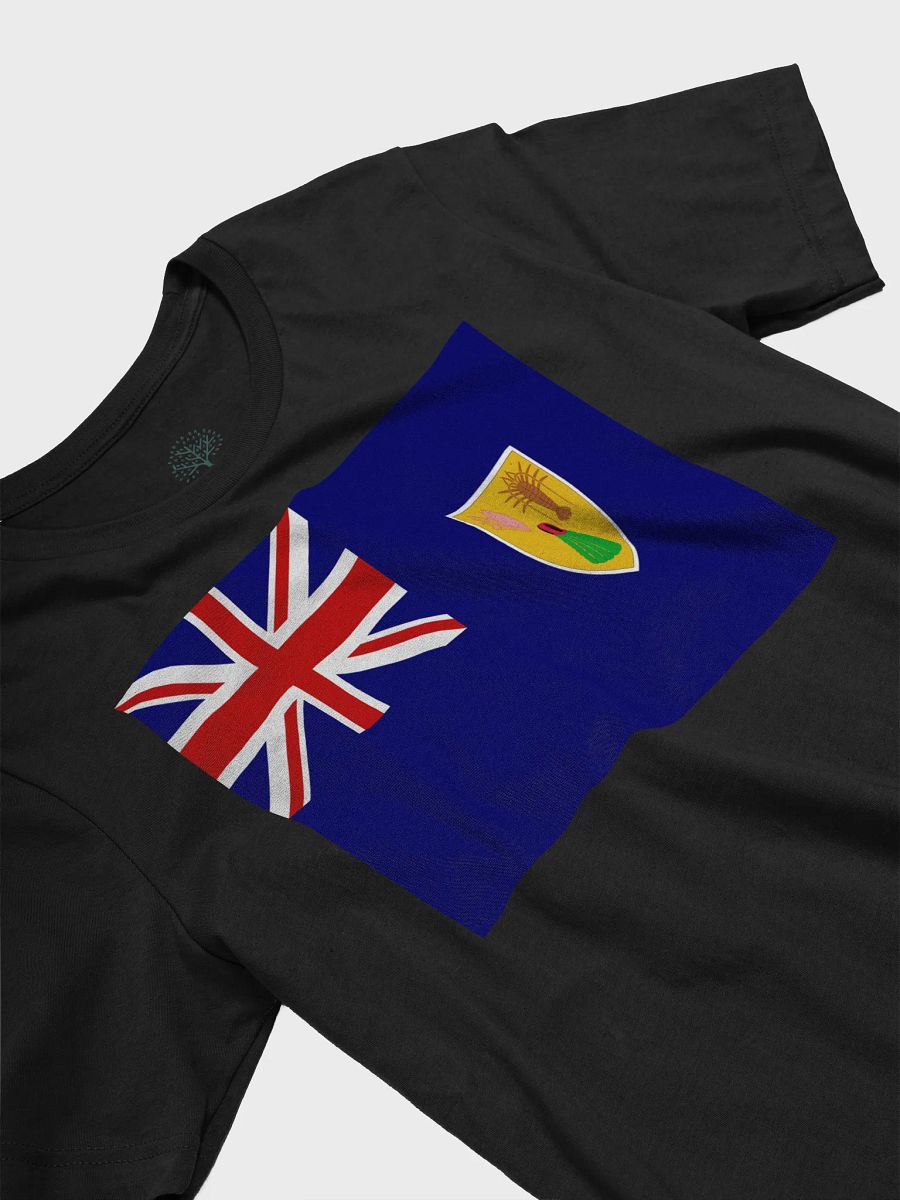 Graphic Grove Unisex Cotton T-Shirt with Turks and Caicos Islands Flag Design product image (5)