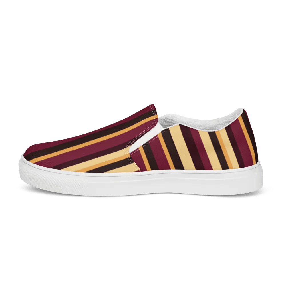 Burgundy Bliss Slip-On Canvas Shoes product image (8)