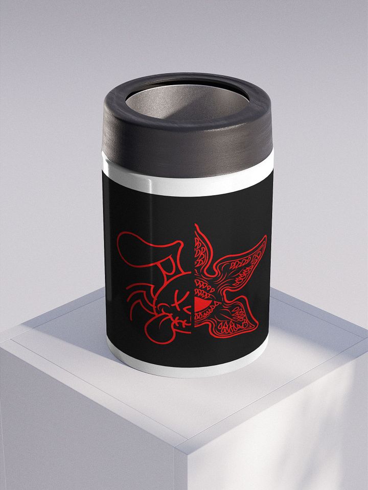 Weirder Stuff Collection - Neon Red Stainless Steel Koozie product image (2)