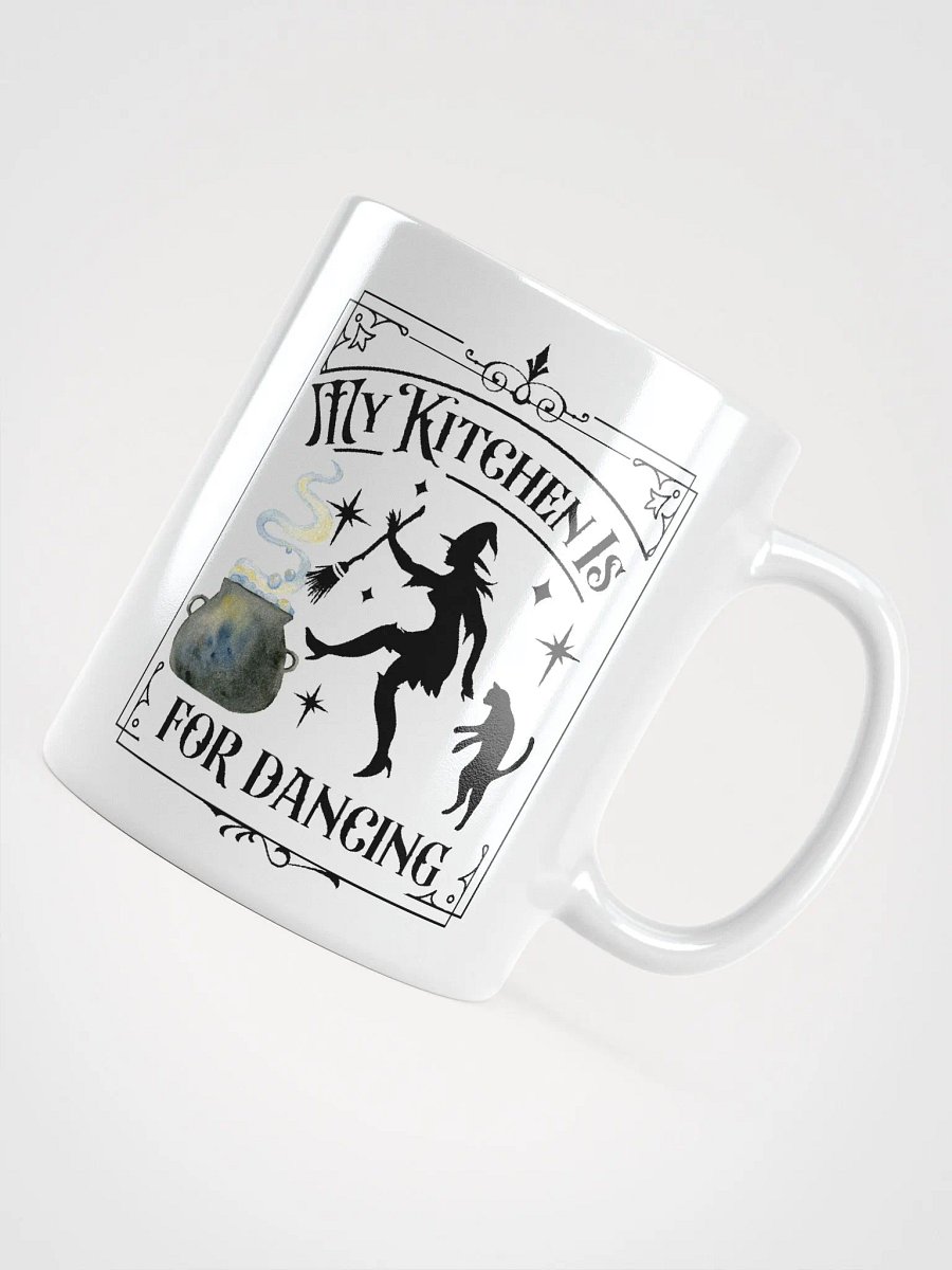 My Kitchen is For Dancing WHITE GLOSSY MUG - Witchy, Kitchen Witch, Magic Kitchen Gift product image (4)