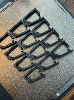 Under Desk Cable Clip 3d printed product image (1)