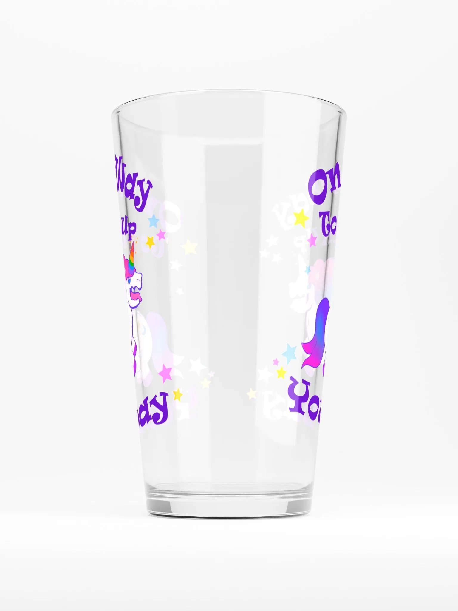 Rainbow Unicorn Glass Shaker product image (5)