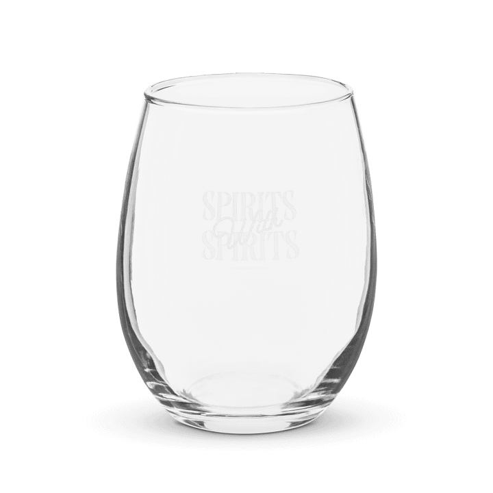 Spirits With Spirits Stemless RED Wine Glass product image (1)