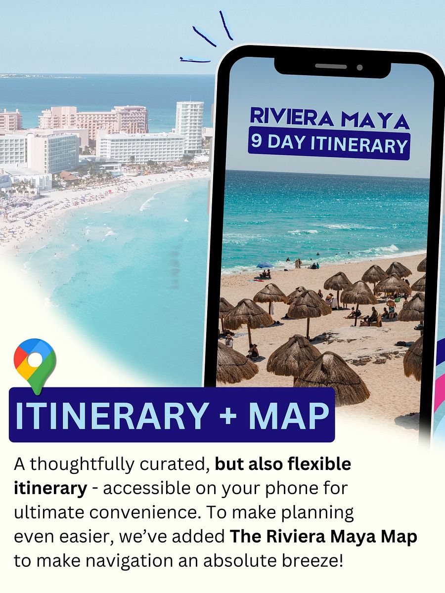 The 9-Day Riviera Maya Itinerary and Map product image (3)