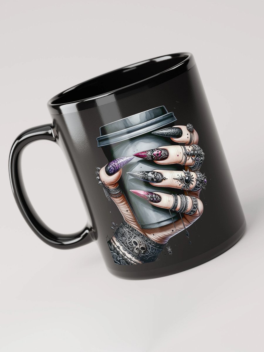 Black "Like My Heart" Coffee Mug product image (6)