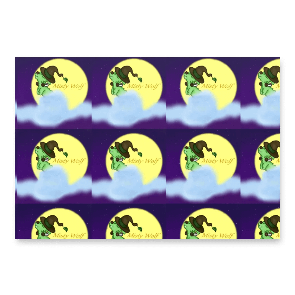 Misty Wolf Wrapping Paper Set product image (3)