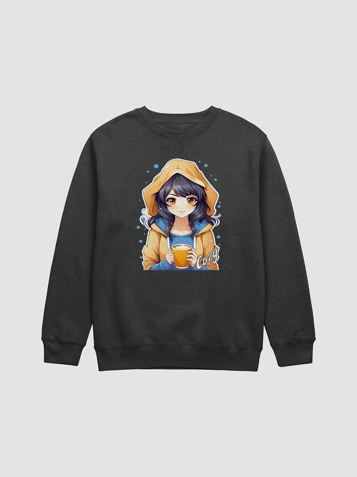Cozy Kawaii Anime Girl v2- Lane Seven Premium Crewneck Sweatshirt product image (2)