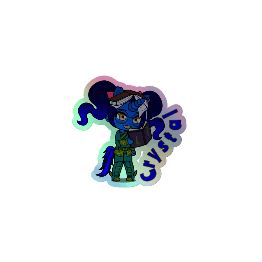 Crystal - Shadow Unicorns - rainbow sticker product image (1)