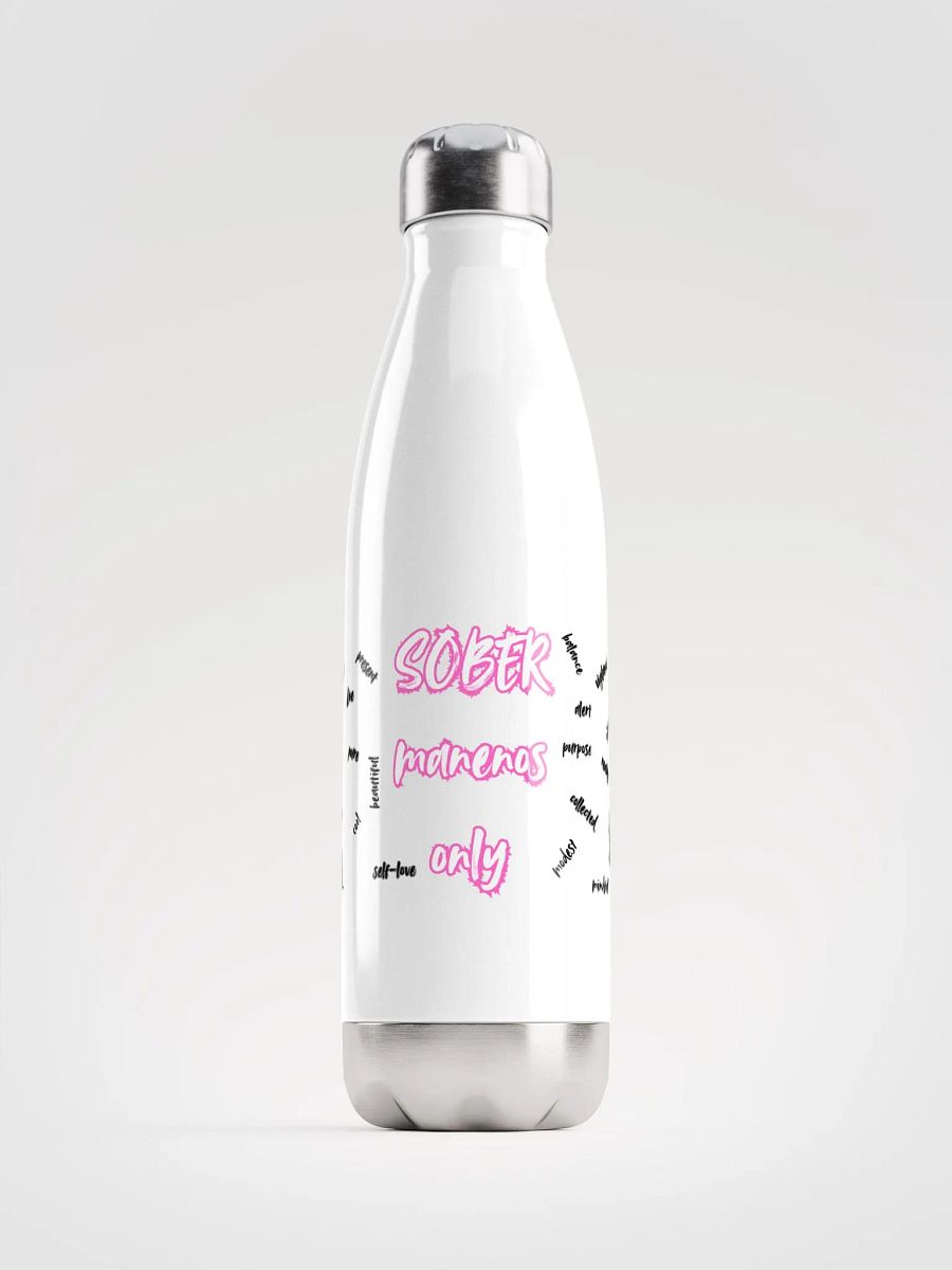 SOBER Manenos Only Stainless Steel Water Bottle product image (5)