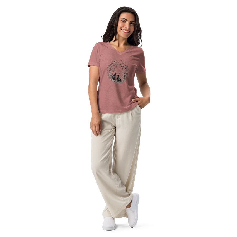 Whiskers In The Trees Women's V-Neck product image (21)