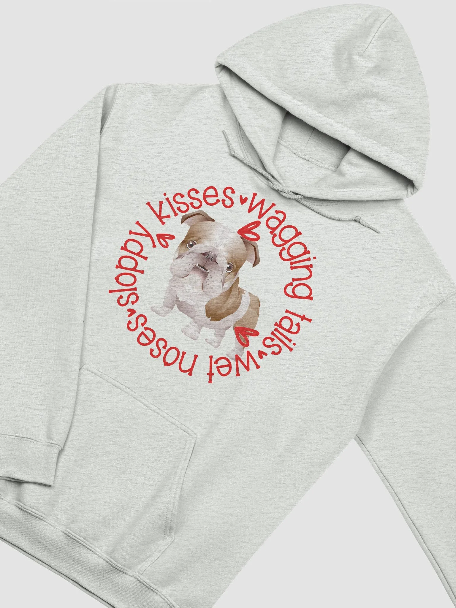 Sloppy Kisses Bulldog Hoodie product image (30)