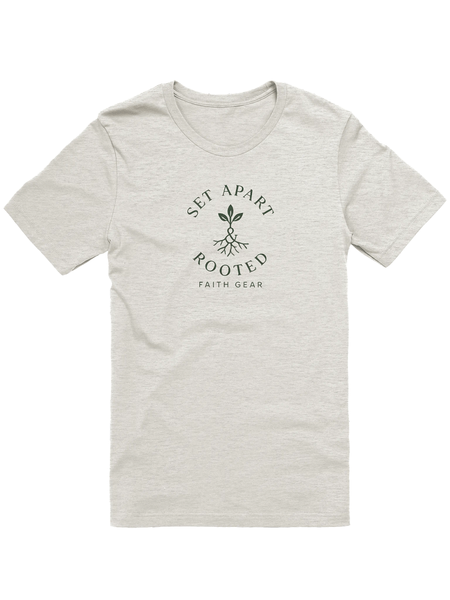 Set Apart & Rooted Branded Tee (Light Colors) Plant Logo product image (1)