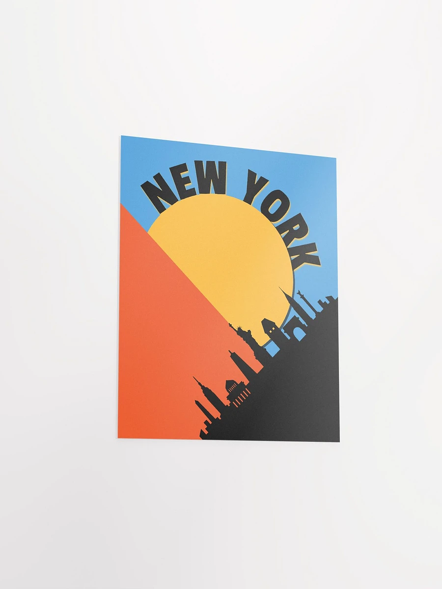 New York Skyline Silhouette - Urban Sunset product image (22)